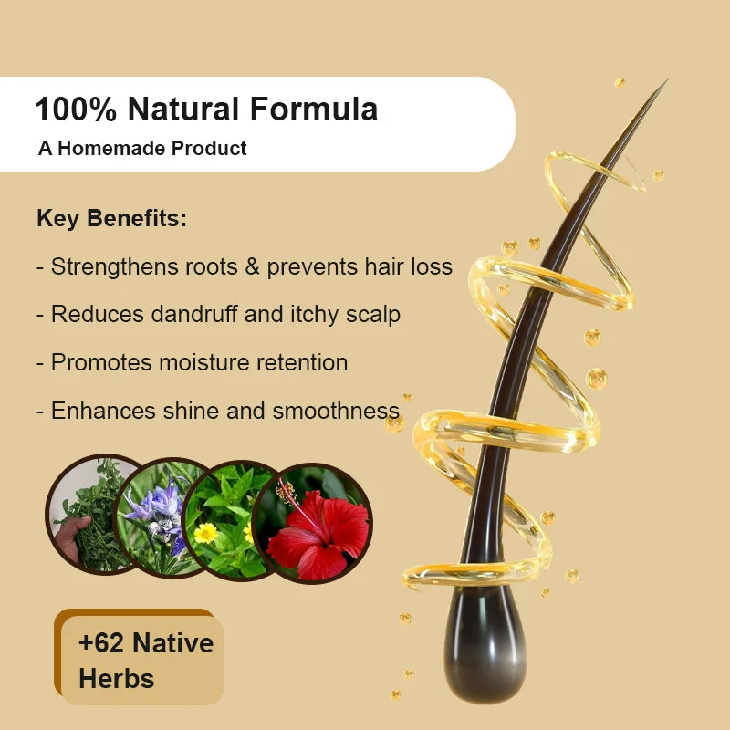 Muthiyar koonthal Hair Oil - Homemade Hair Growth Oil