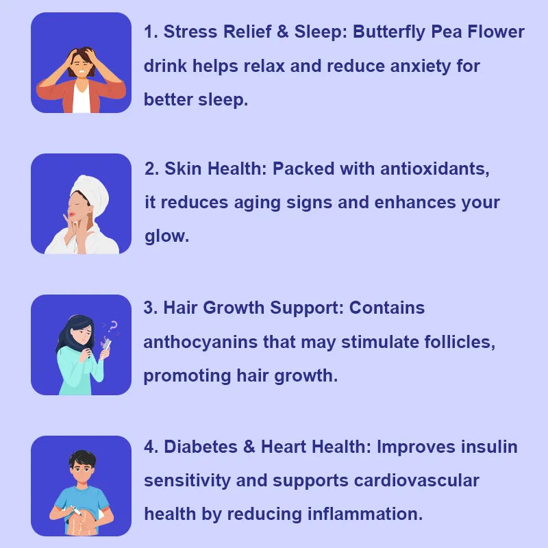 butterfly pea flower powder benefits