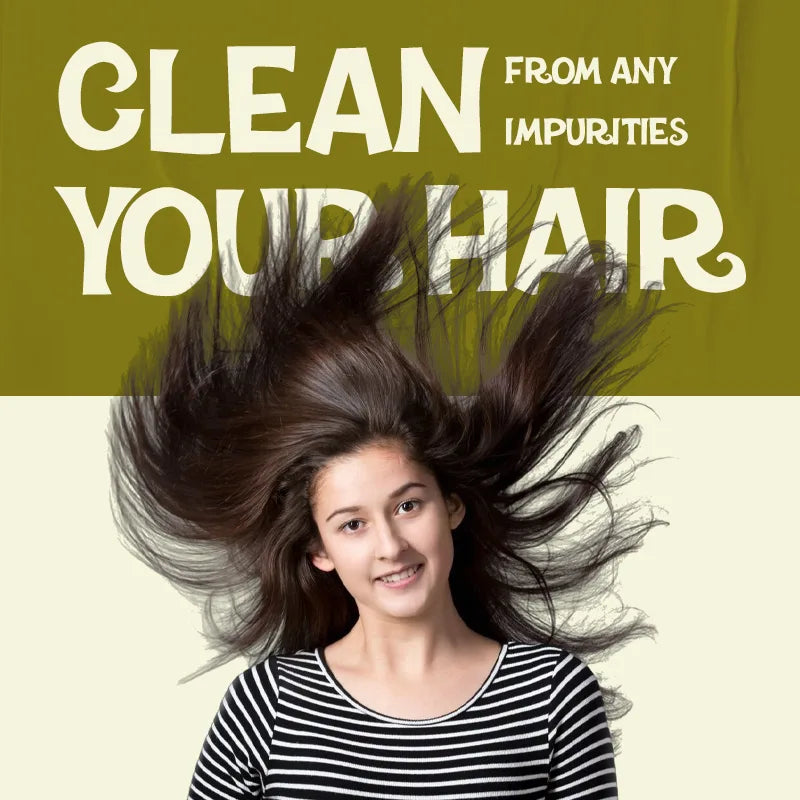 Hair Cleanser Powder - Natural Solution for Healthy, Strong & Shiny Hair